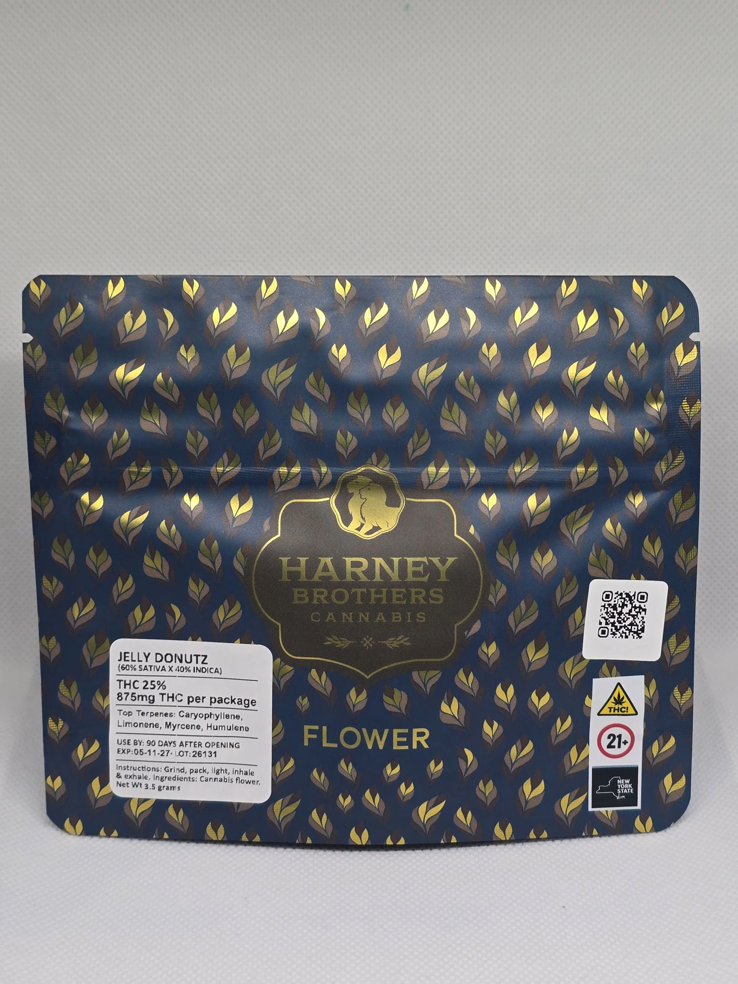 Harney Brothers Cannabis - Harney Brothers Cannabis - Jelly Donutz - Flower - 3.5g Main Image
