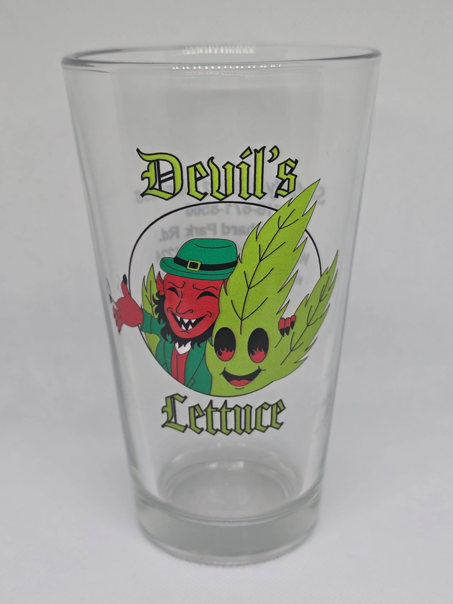 devil's lettuce accessories & more - Devil's Lettuce - Pint Glass - Single Main Image