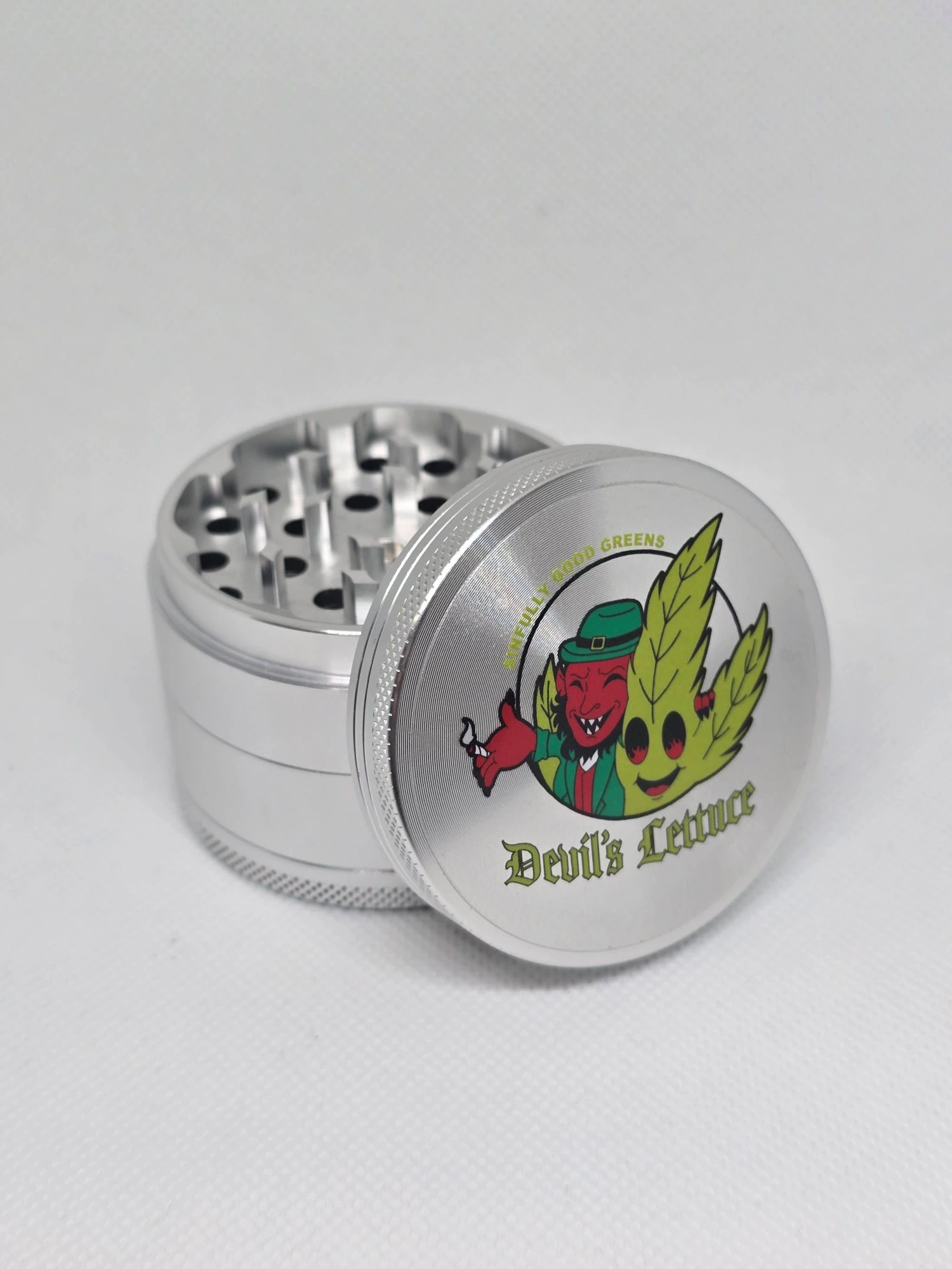 devil's lettuce accessories & more - Devil's Lettuce - Black or Silver Grinder Main Image