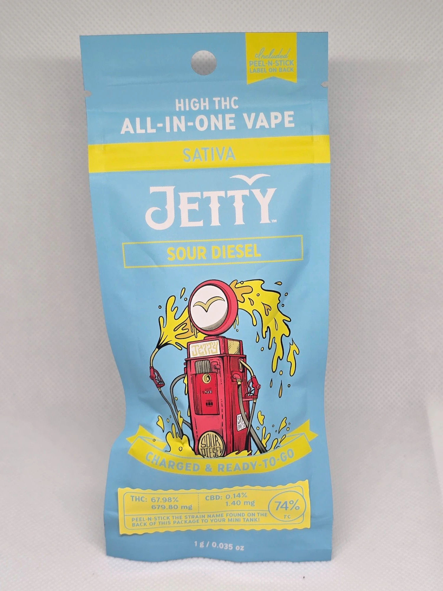 Jetty - Jetty - Sour Diesel - AIO Vape - 1g Main Image