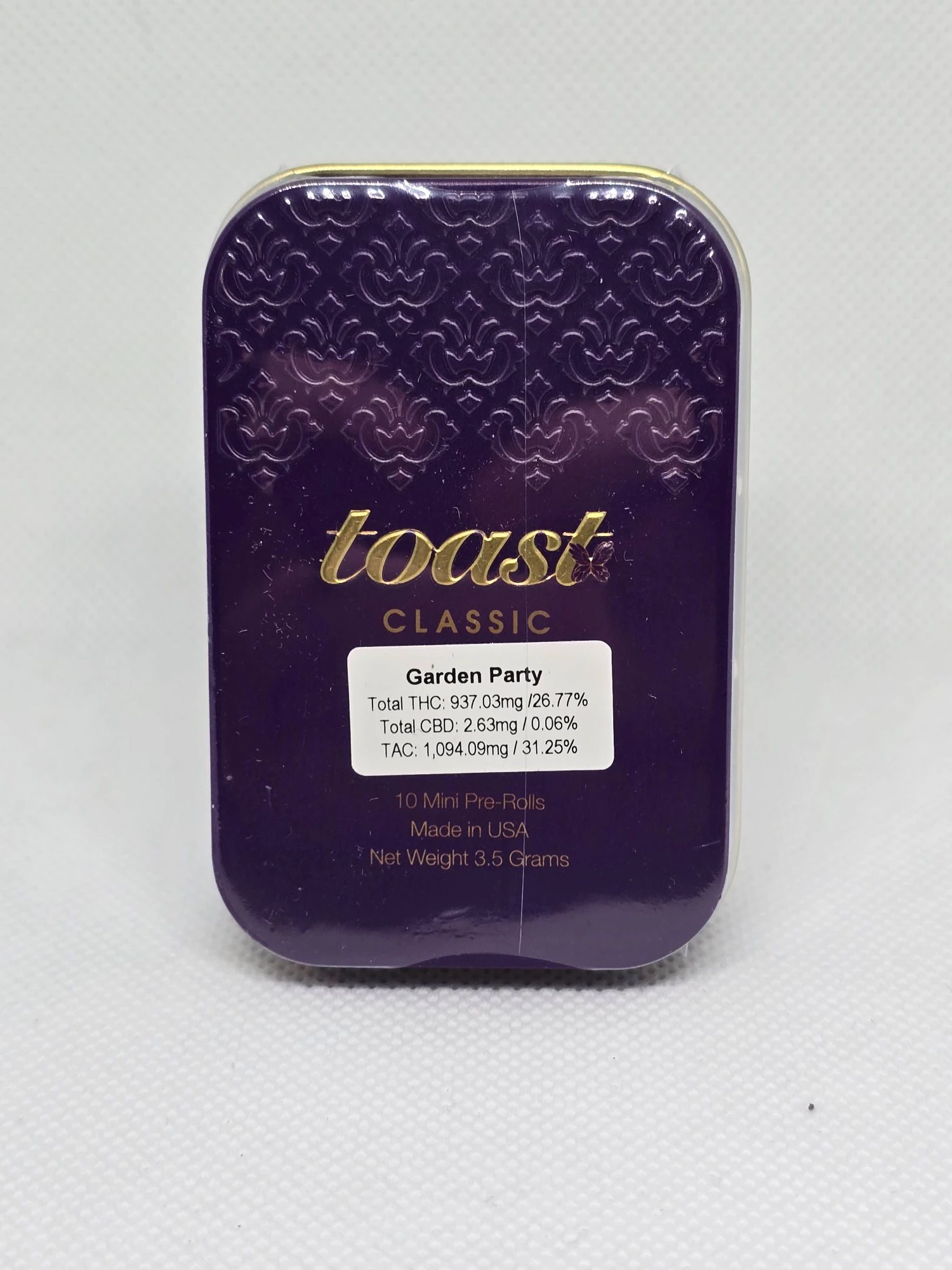 Toast - Toast - Garden Party - PreRolls - 10 x 0.35g Main Image