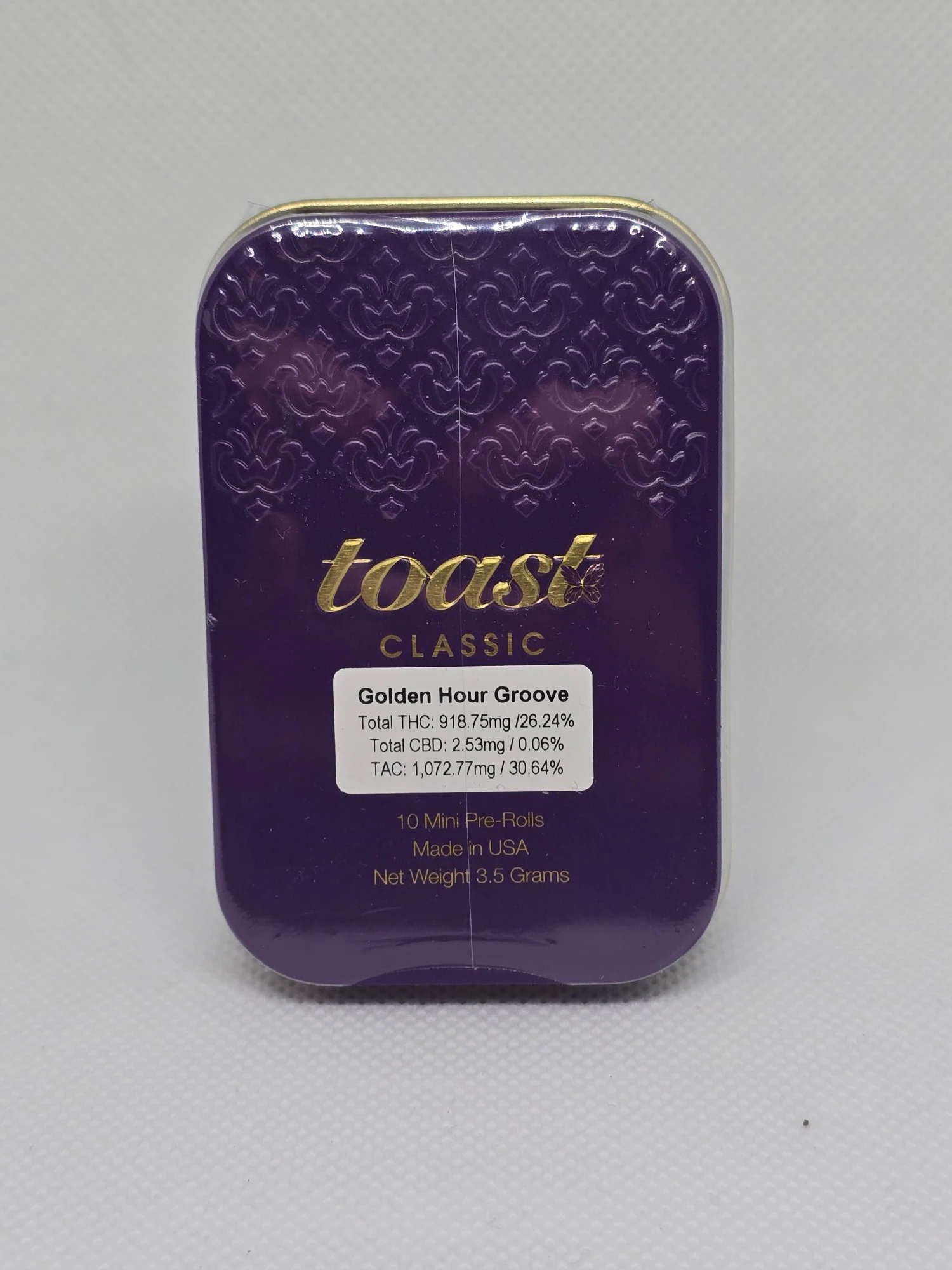 Toast - Toast - Golden Hour Groove - PreRolls - 10 x 0.35g Main Image
