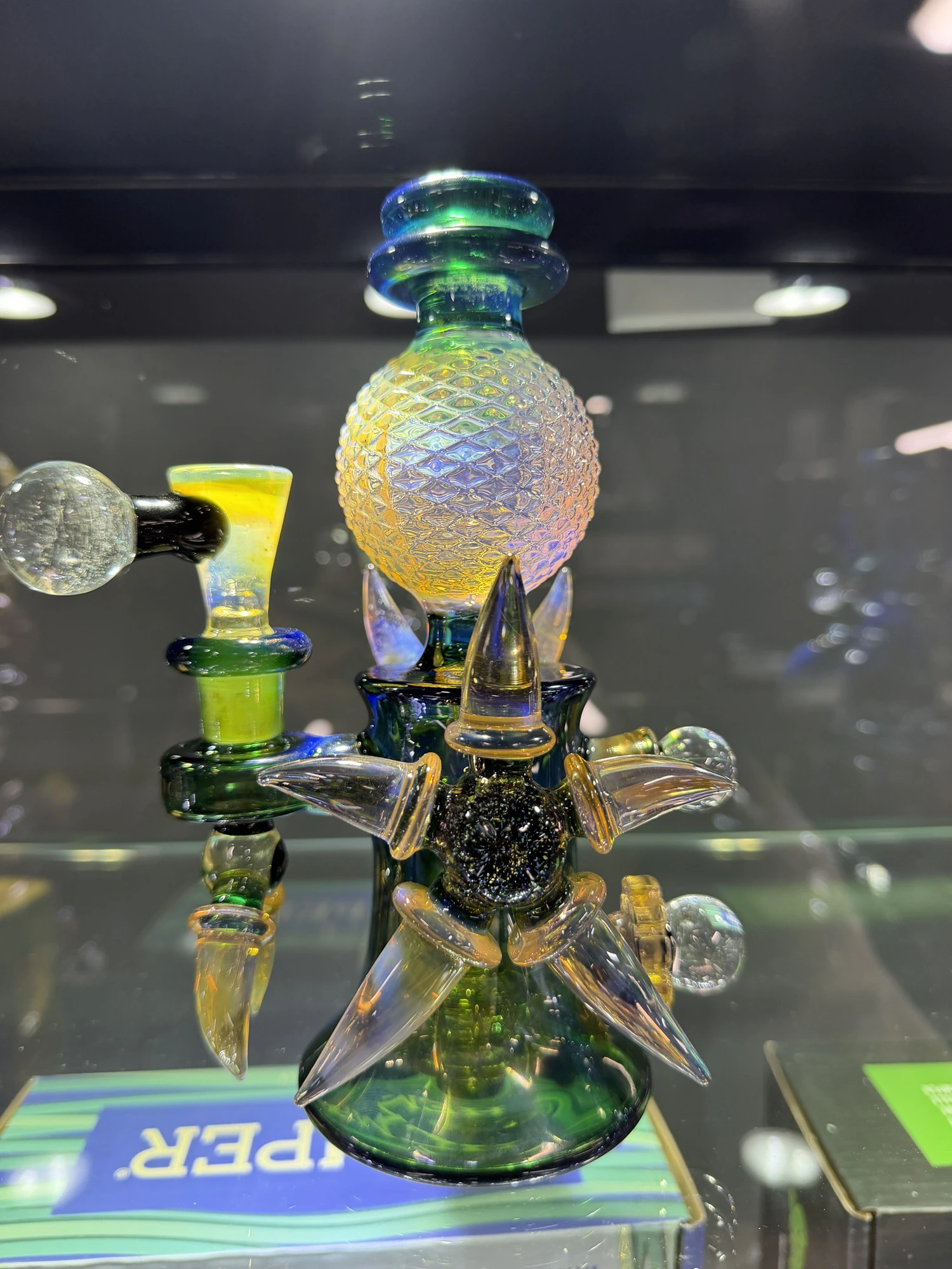 MN LEGIT - Hipnautyc Heady Rig Green Main Image