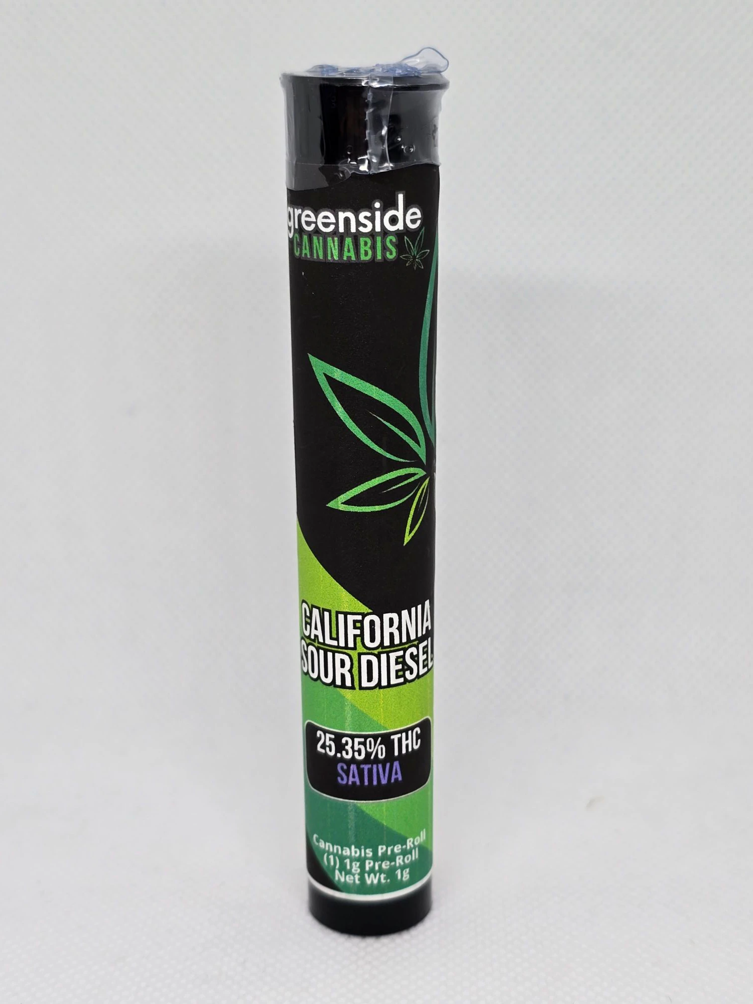 GREENSIDE CANNABIS - Greenside Cannabis - California Sour Diesel - PreRoll - 1g Main Image