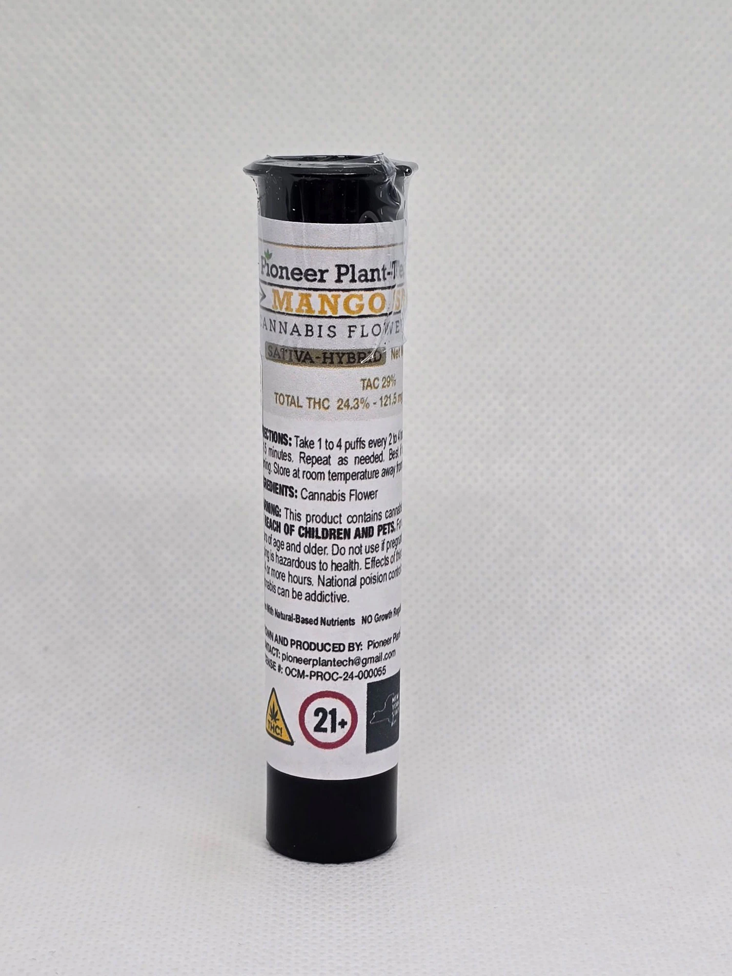 Pioneer Plant-Tech - Pioneer Plant Tech - Mango Smile - PreRoll - 0.5g Main Image