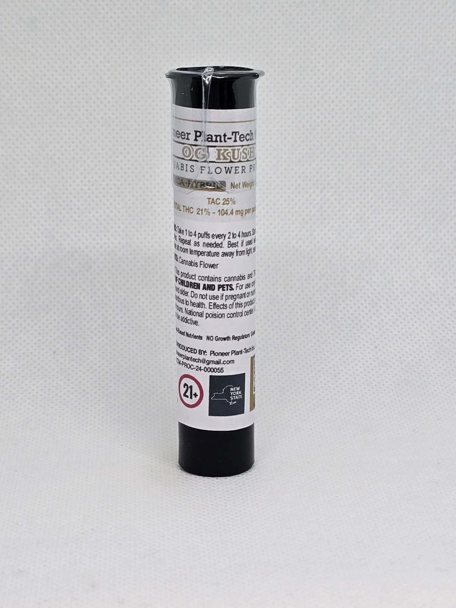 Pioneer Plant-Tech - Pioneer Plant Tech - OG Kush - PreRoll - 0.5g Main Image