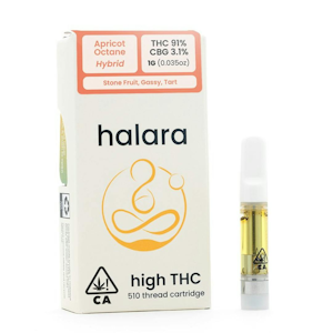 HALARA - HALARA | APRICOT OCTANE - 510 THREAD | CARTRIDGE | 1G