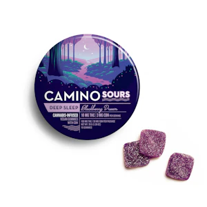 Kiva Confections - Camino Sours 10:3 CBN Blackberry Dream "Sleep" Gummies