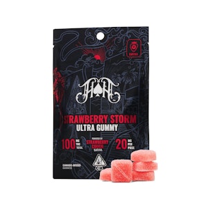 HEAVY HITTERS - Heavy Hitters Gummy 100mg Strawberry Storm 