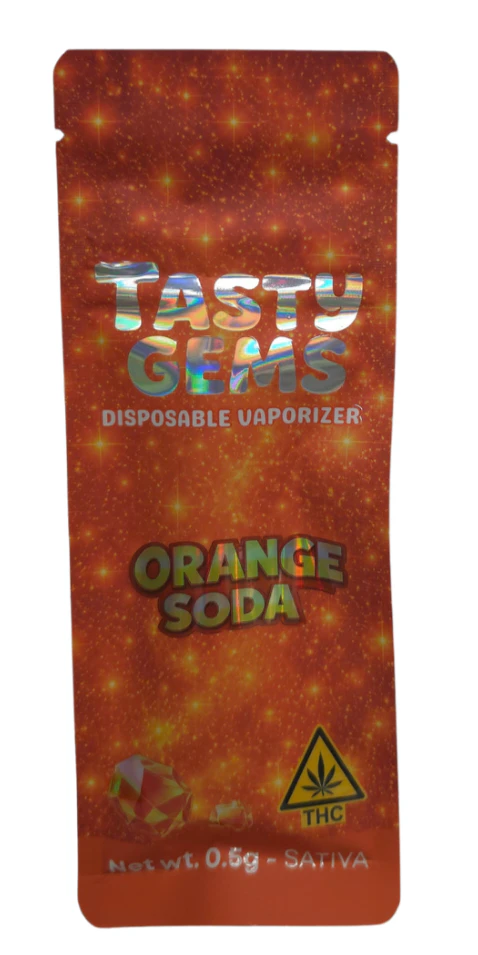 Tasty Gems - Orange Soda- .5g- Disposable- Tasty Gems Main Image