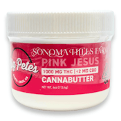 Big Pete's - Cannabutter Pink Jesus Jar - Edibles - 1000mg