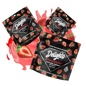 Delights Gummies - Delights - Edibles - Strawberry - 100MG