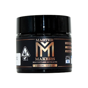MASTER MAKERS - Master Makers - First Class Funk - 1g Solventless Live Rosin