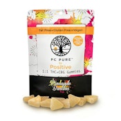 PC Pure - Pineapple Banana (Hybrid) THC:CBG Gummies - 200mg