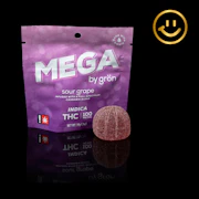 Grön MEGA Pearl | Sour Grape | 100mg