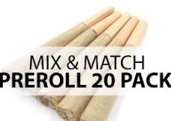 ON SALE SPARKIES 20 PREROLLS -MIX N MATCH 20 NON INFUSED PREROLLS- TOTAL -JUST $ 80-CANNOT BE COMBINED WITH % DISCOUNTS -NON DISCOUNTABLE-