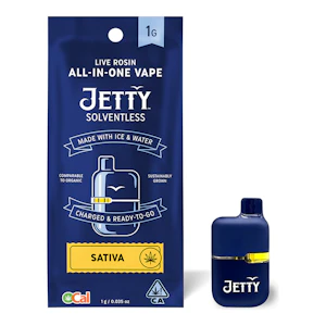 Jetty Extracts | Cherry Jam | Solventless Live Rosin All-In-One Vape | 1g