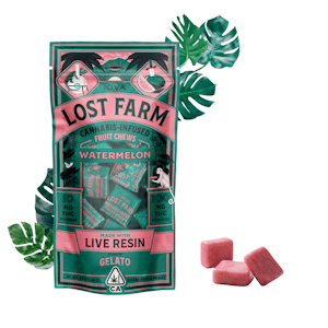 LOST FARM - Lost Farm - 100mg Live Resin Chews - Watermelon x Gelato