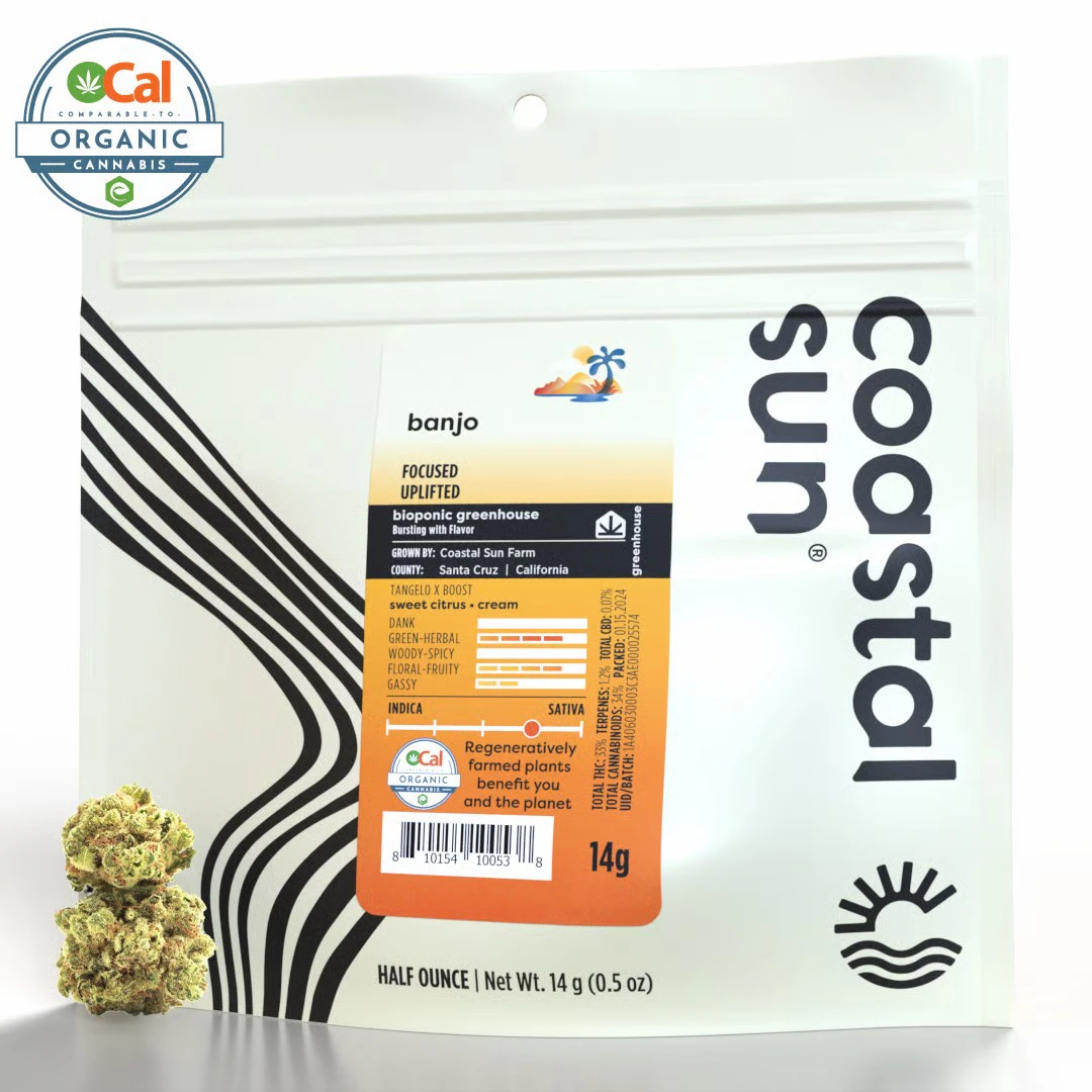 Coastal Sun - Coastal Sun Greenhouse Banjo 14g Flower Main Image