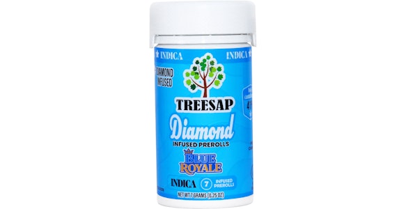 TREESAP - TreeSap - Blue Royale Diamond Infused Pre-Rolls - 7ct