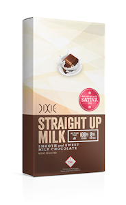 Sativa Milk Chocolate Bar 100mg - Dixie