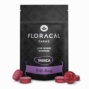 FloraCal - FloraCal | Live Rosin Gummies (10ct) | Wild Berry | 100mg