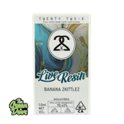 22K - Banana Zkittlez - Live Resin - Cart - 1g