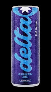 Delta Beverages - Delta Beverages 20mg Sparkling THC Drink Blueberry Acai