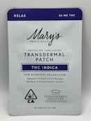 Indica 20mg Transdermal Patch - Mary's Medicinals