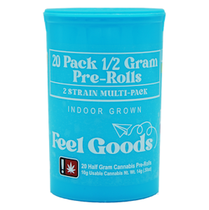 FEEL GOODS - Rainbow Sherbet x Grape Gas, Multipack, 20 pack, 10g