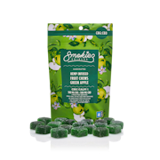 Green Apple Hemp Fruit Chews | 20pc 1000mg 1:1 (CBD:CBG)