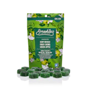 Green Apple Hemp Fruit Chews | 20pc 1000mg 1:1 (CBD:CBG)