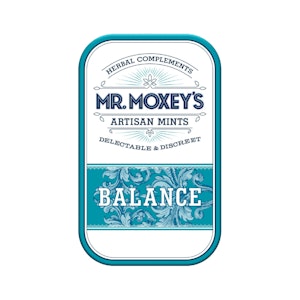 MR. MOXEY'S - Balance Peppermint Mints | 20pc 200mg 1:1 (THC:CBD)