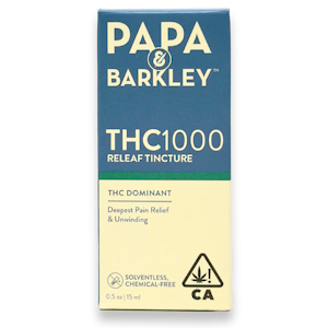 PAPA & BARKLEY - Papa & Barkley - THC 1000 Tincture - Tincture - 15ml