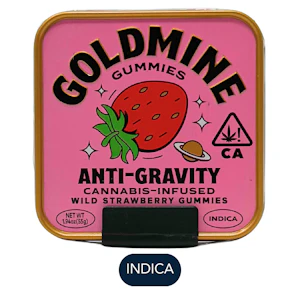 Goldmine Gummies - Goldmine Gummies - Anti-Gravity - Wild Strawberry TIN - Gummies - 10pk - 100mg