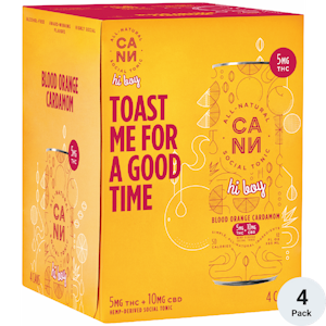 CANN - CANN | BLOOD ORANGE CARDAMOM 1:2 THC/CBD - 4PK | BEVERAGE | 12OZ