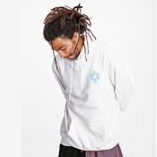 Haven - White Logo Hoodie (S)