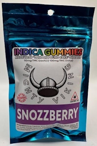 Snozzberry - 100mg Indica Gummies - Mighty Viking