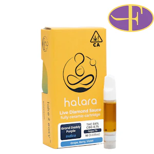 Halara - Grand Daddy Purple Live Resin Diamonds Cartridge