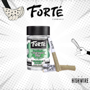 Forte’ Watermelon Mint Bubble Hash Infused Preroll (3x.5g)