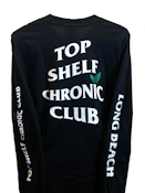 CHRONIC - Top Shelf Chronic Club LS Tee Large - Non Cannabis