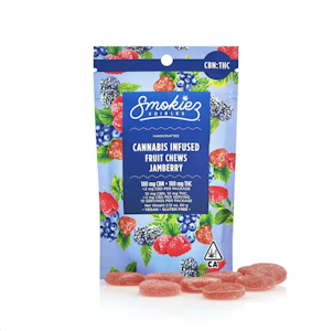 Smokiez Edibles - 200mg 1:1 CBN Sweet Jamberry Fruit Chews (10mg CBN, 10mg THC - 10 pack) - Smokiez