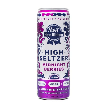Pabst Labs - Pabst BR Midnight Berries 15mg Infused Seltzer Single Can Main Image