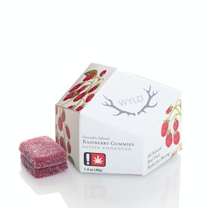 Wyld Gummies - Sativa Raspberry 100mg