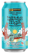 21st Amendment | Watermelon | Hella High | Cannabis Infused Beverage | 100mg