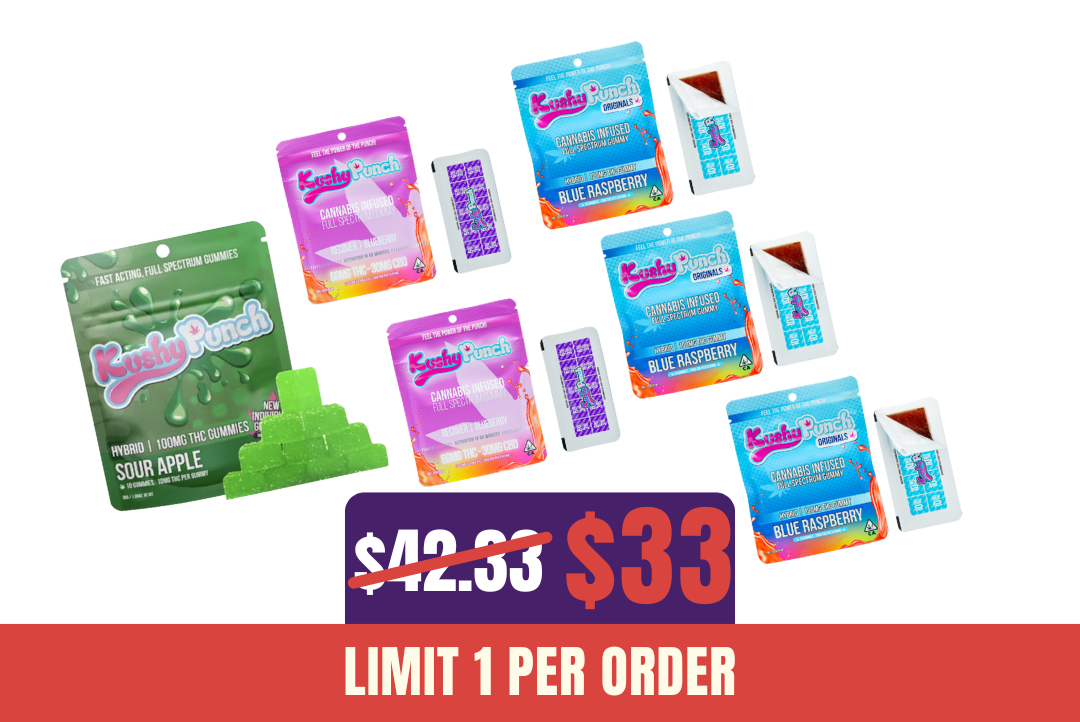 22% off Kushy Punch Hybrid Edible Bundle picture