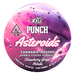 Punch Edibles & Extracts - Punch - Asteroids - Strawberry Grape Nebula - Gummies - 10pk - 100mg