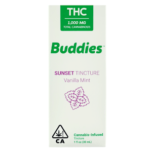 Buddies - Buddies - Sunset - Vanilla Mint - Tincture - 1000mg