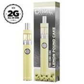 Dime - 2G Lemon Pound Cake Disposable -THC+ CBD+CBG- Hybrid (Balanced Line)  Hybrid