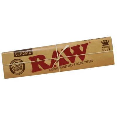 RAW - Connoisseur Rolling Paper King Size Slim + Tips - One Size Main Image